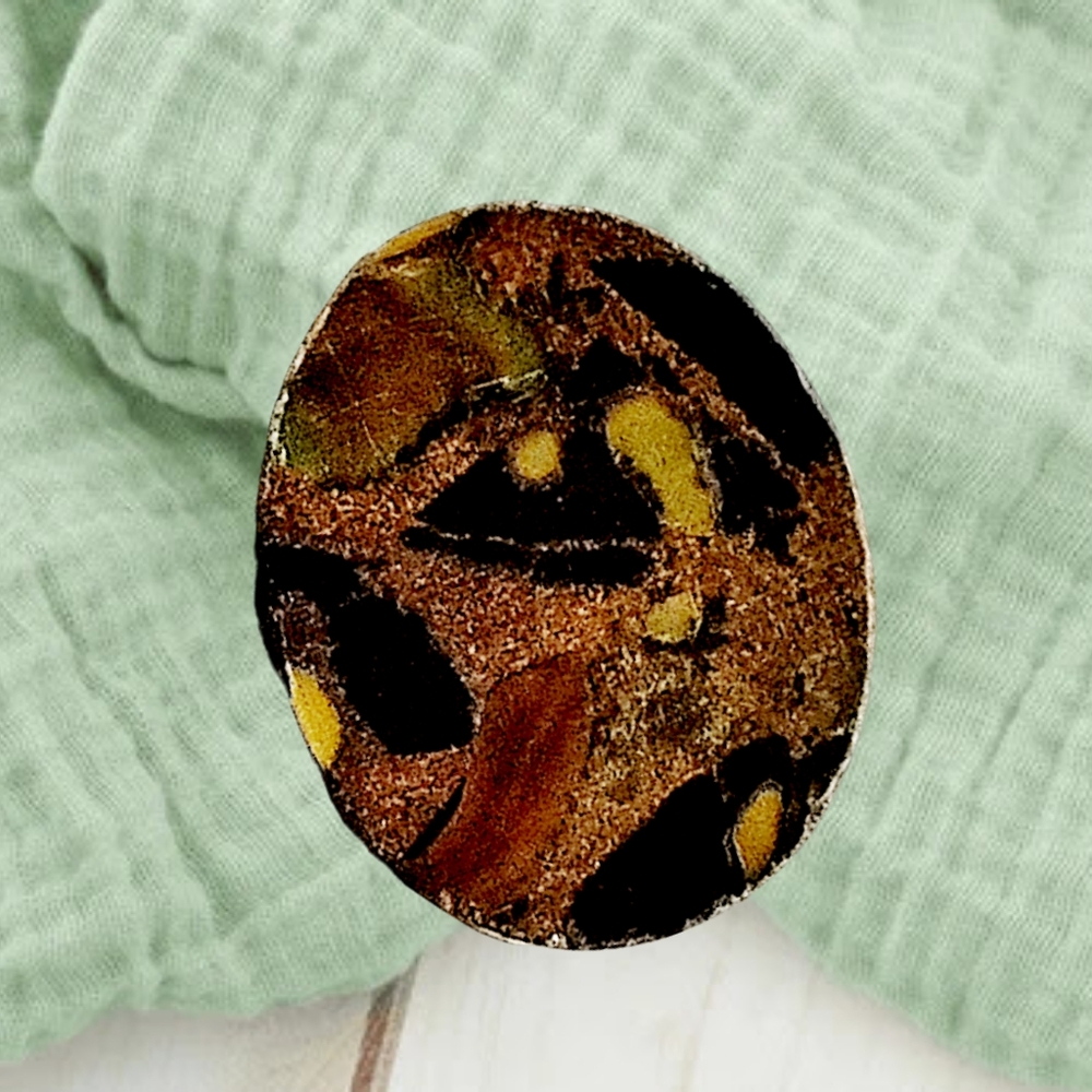 Natural Jasper Oval Stone - Picture 4 of 4
